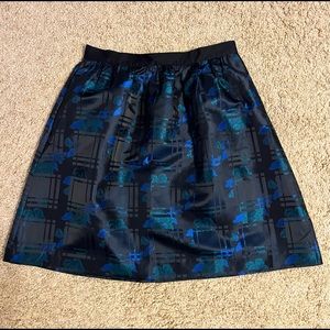Printed J Crew skirt.